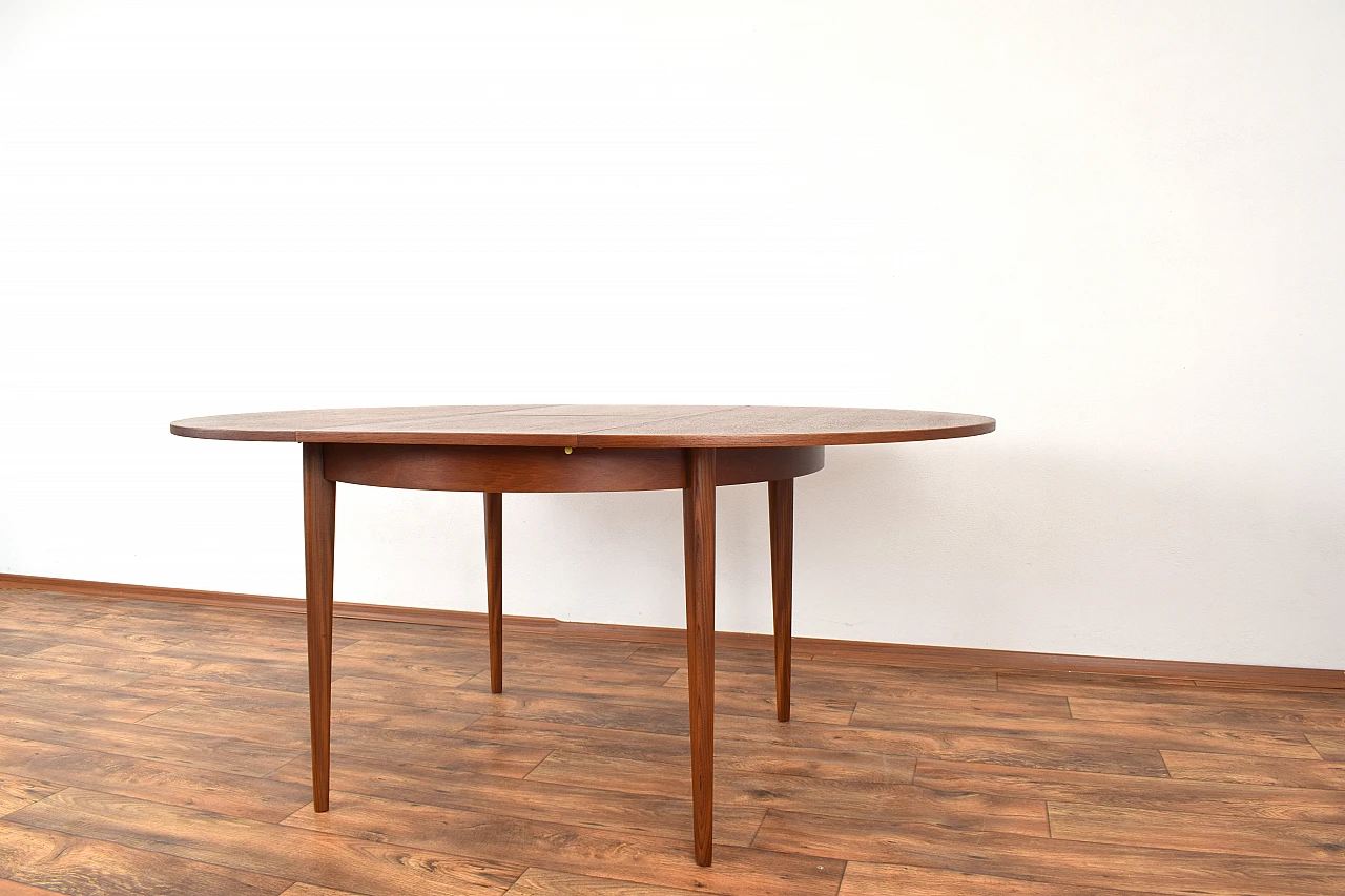 Danish teak extendable dining table, 1960s 6