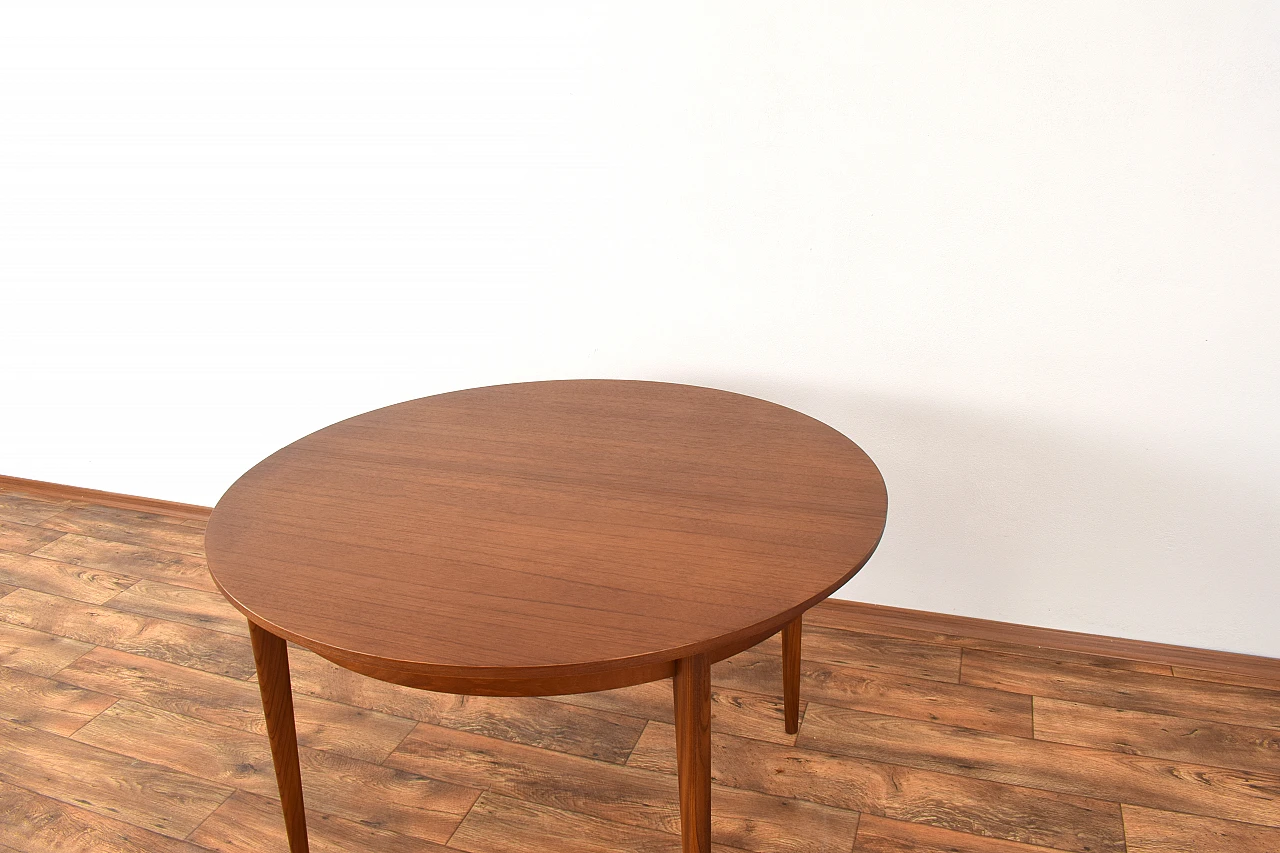 Danish teak extendable dining table, 1960s 8