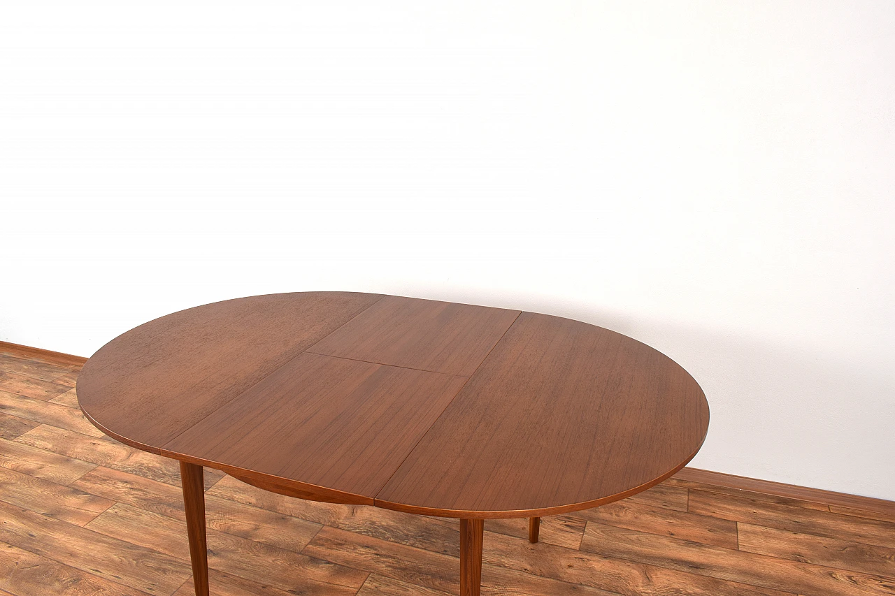 Danish teak extendable dining table, 1960s 10