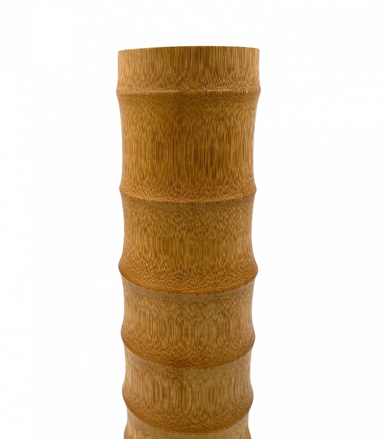 Hollywood regency bamboo vase, Italy 1970 5