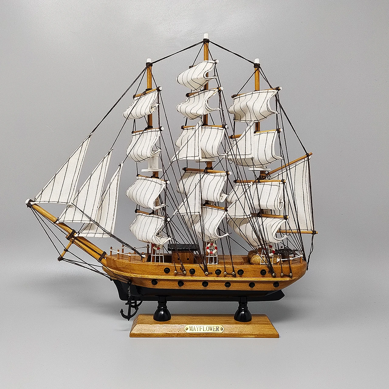Modello della nave inglese May Flower, anni '60 5