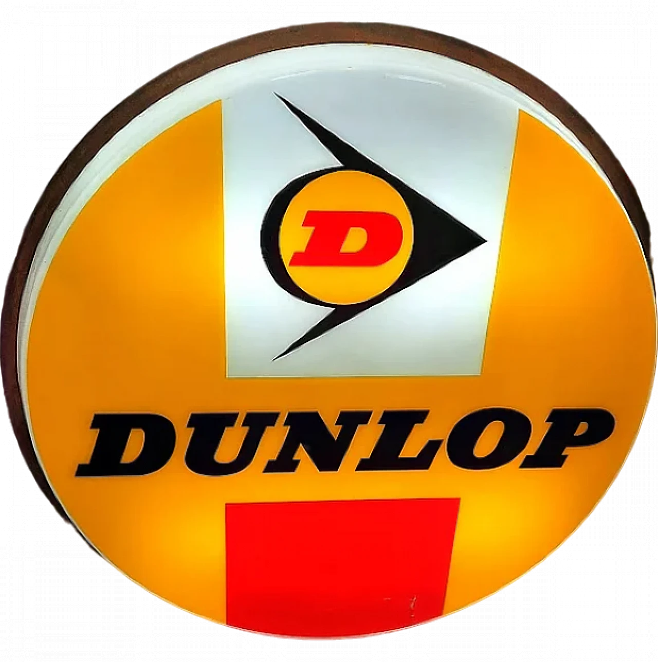 Dunlop plastic and metal sign, late 20th century 4