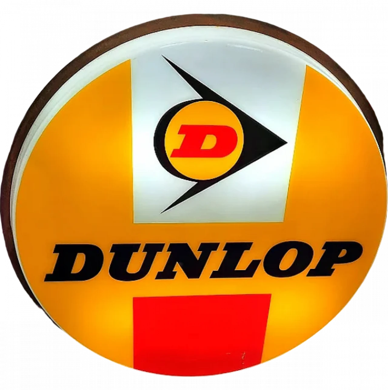 Dunlop plastic and metal sign, late 20th century 5
