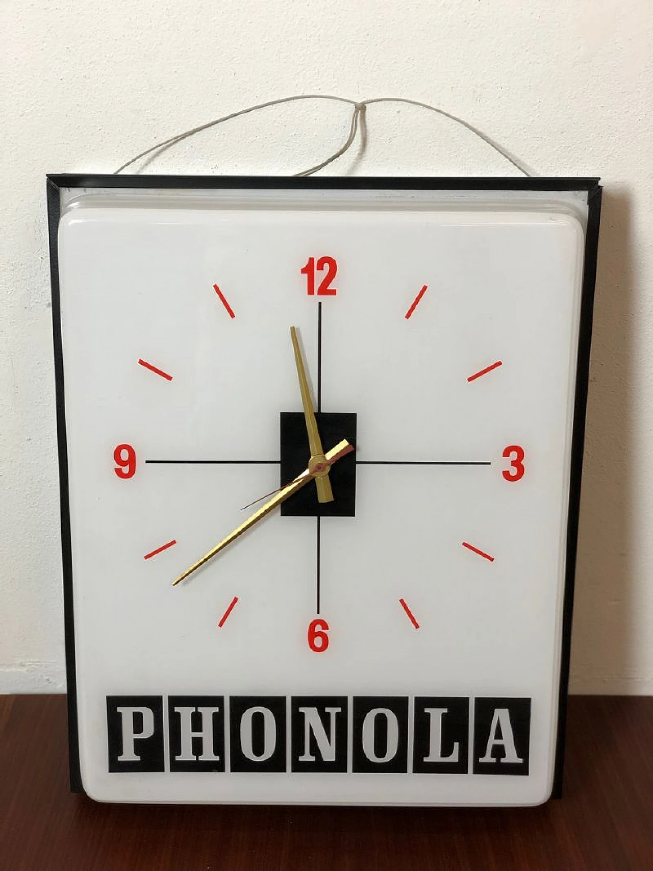 Insegna luminosa Phonola in metallo e plexiglass, anni '60 5