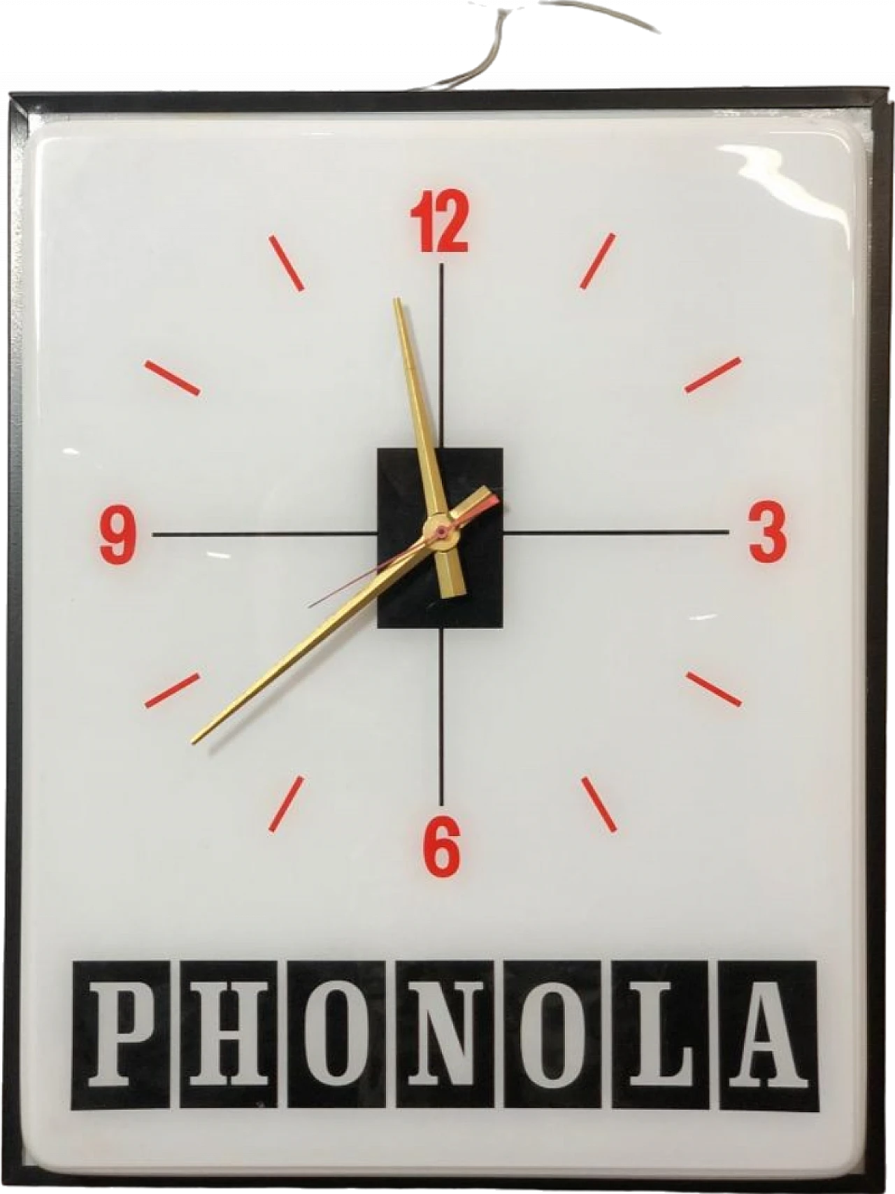 Insegna luminosa Phonola in metallo e plexiglass, anni '60 7