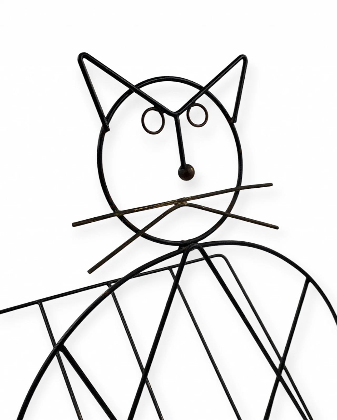 Portariviste moderno a forma di gatto, 1950 7
