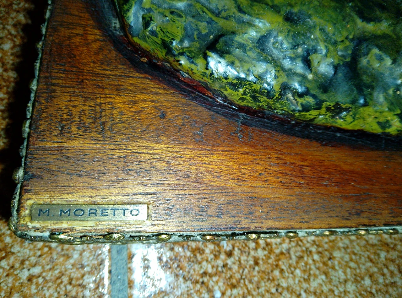 Scultura in bronzo figura femminile seduta di Moretto, anni '50 5