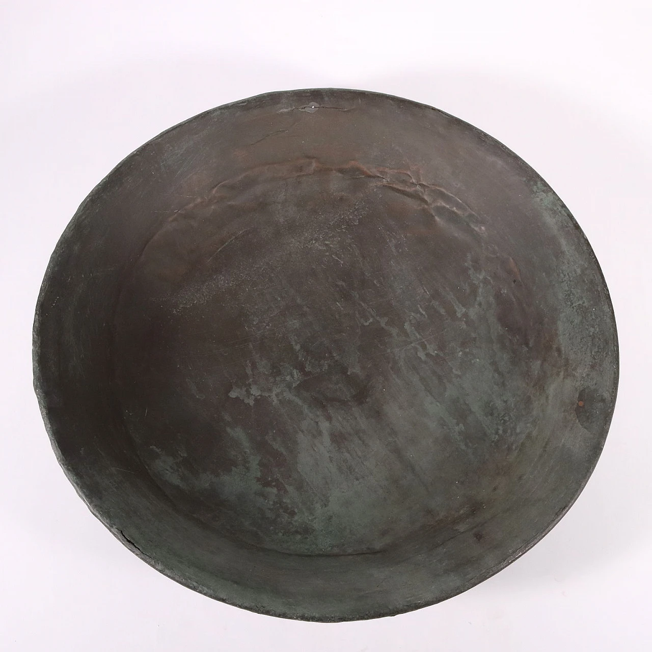 Large copper bowl, 19th century 3