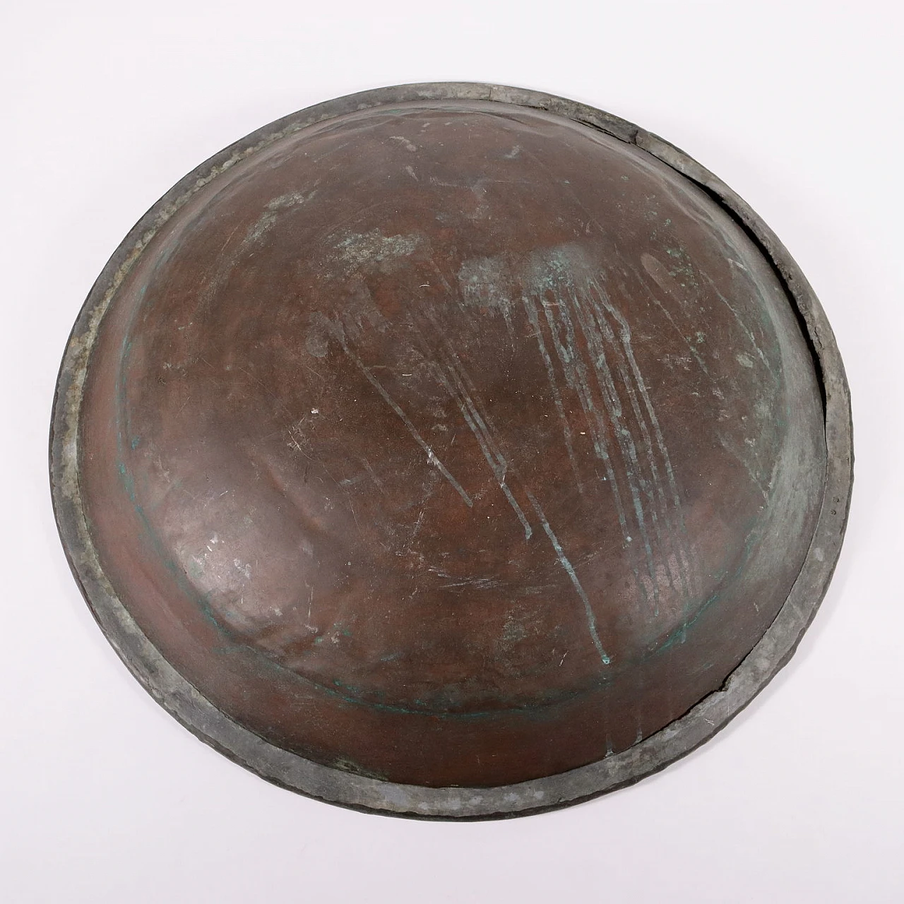 Large copper bowl, 19th century 8