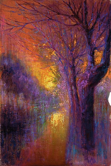 Yellow Tree by Renato Criscuolo, oil on Canvas, 2000s