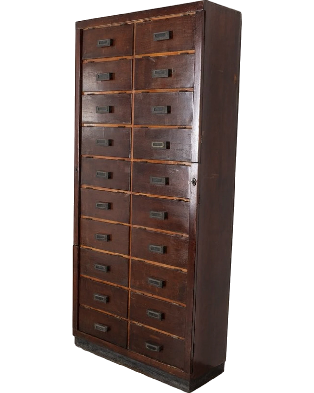 Portadocumenti in legno in stile industriale, anni '50 18