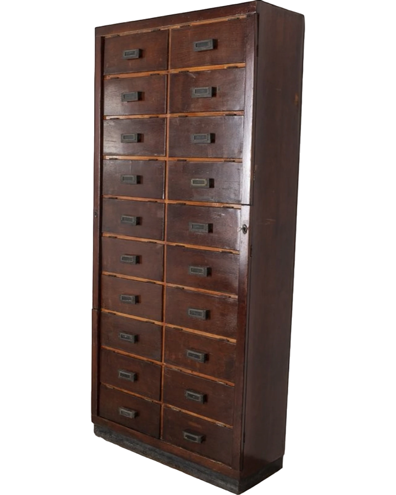 Portadocumenti in legno in stile industriale, anni '50 19