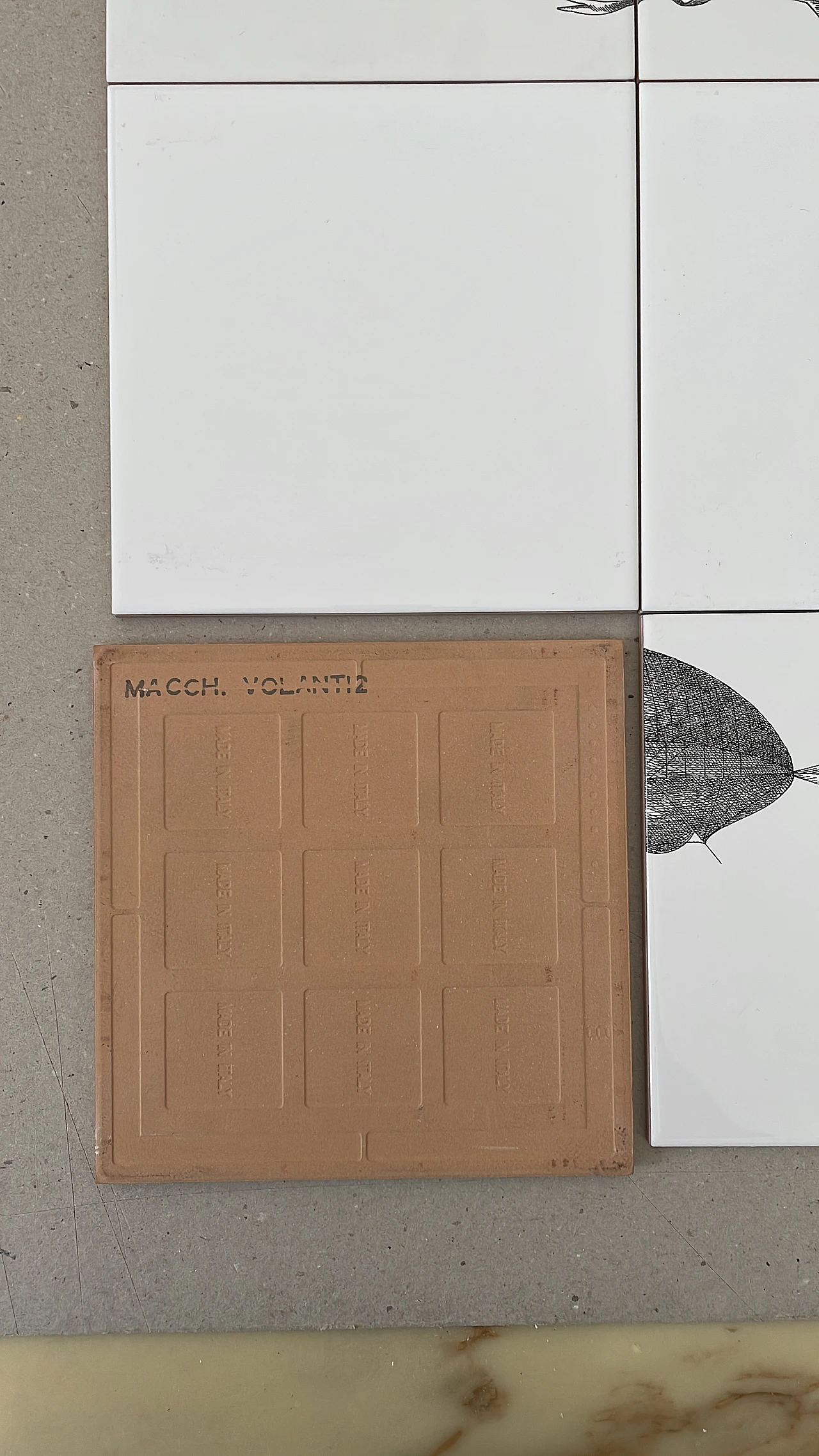 Fornasetti Macchine Volanti tiles, 2000 7