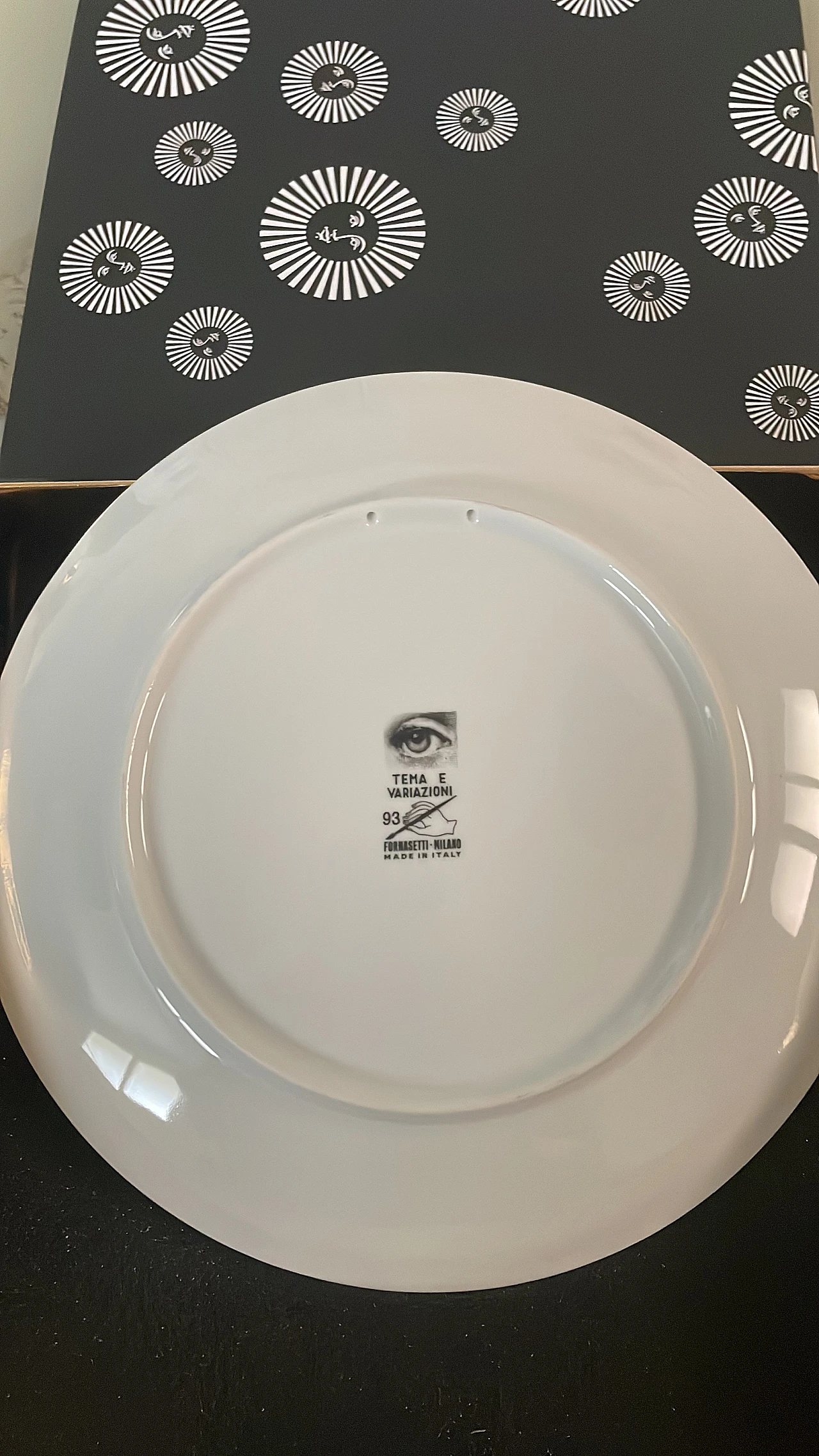 Piero Fornasetti piatto, 2000 5