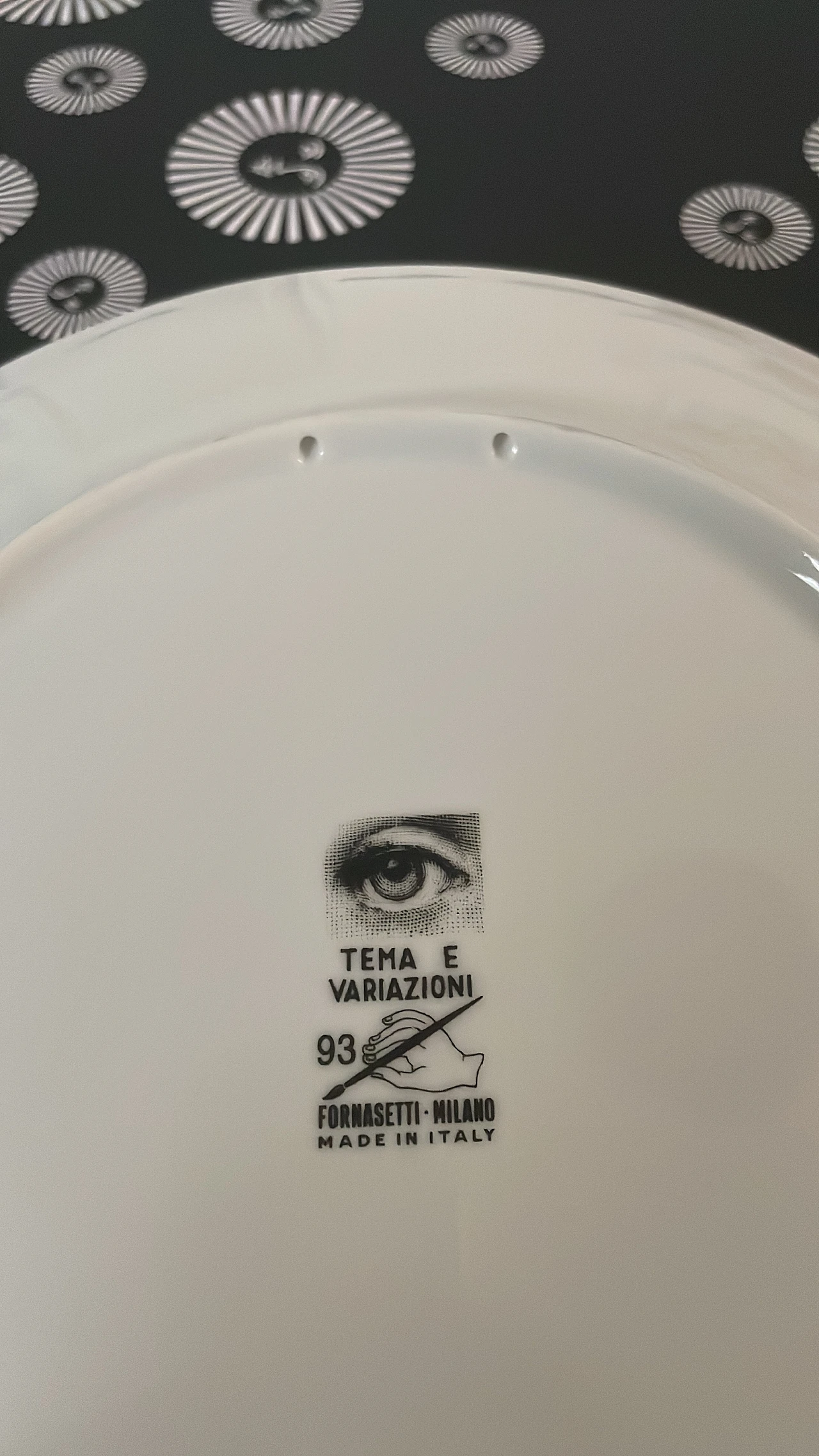 Piero Fornasetti piatto, 2000 6