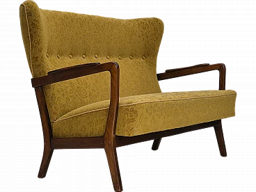 Divano danese a 2 posti di Søren Hansen per Fritz Hansen, anni '60