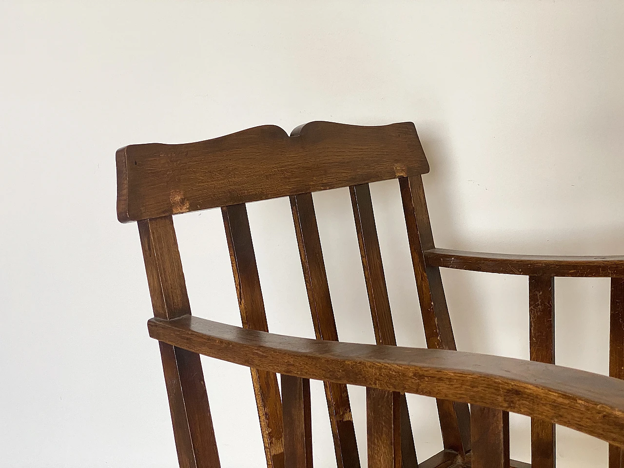 Pair of oak armchairs from the 1960s 14