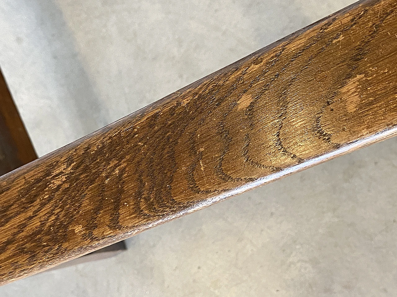 Pair of oak armchairs from the 1960s 15