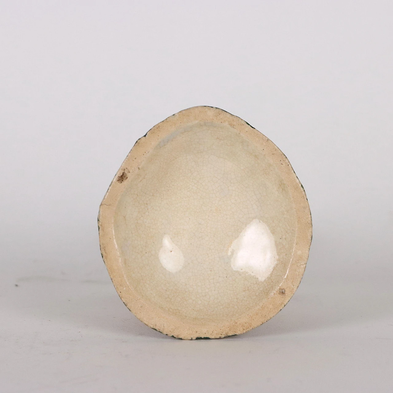 Mostardiera in maiolica di Nevers dipinta, fine '800 8