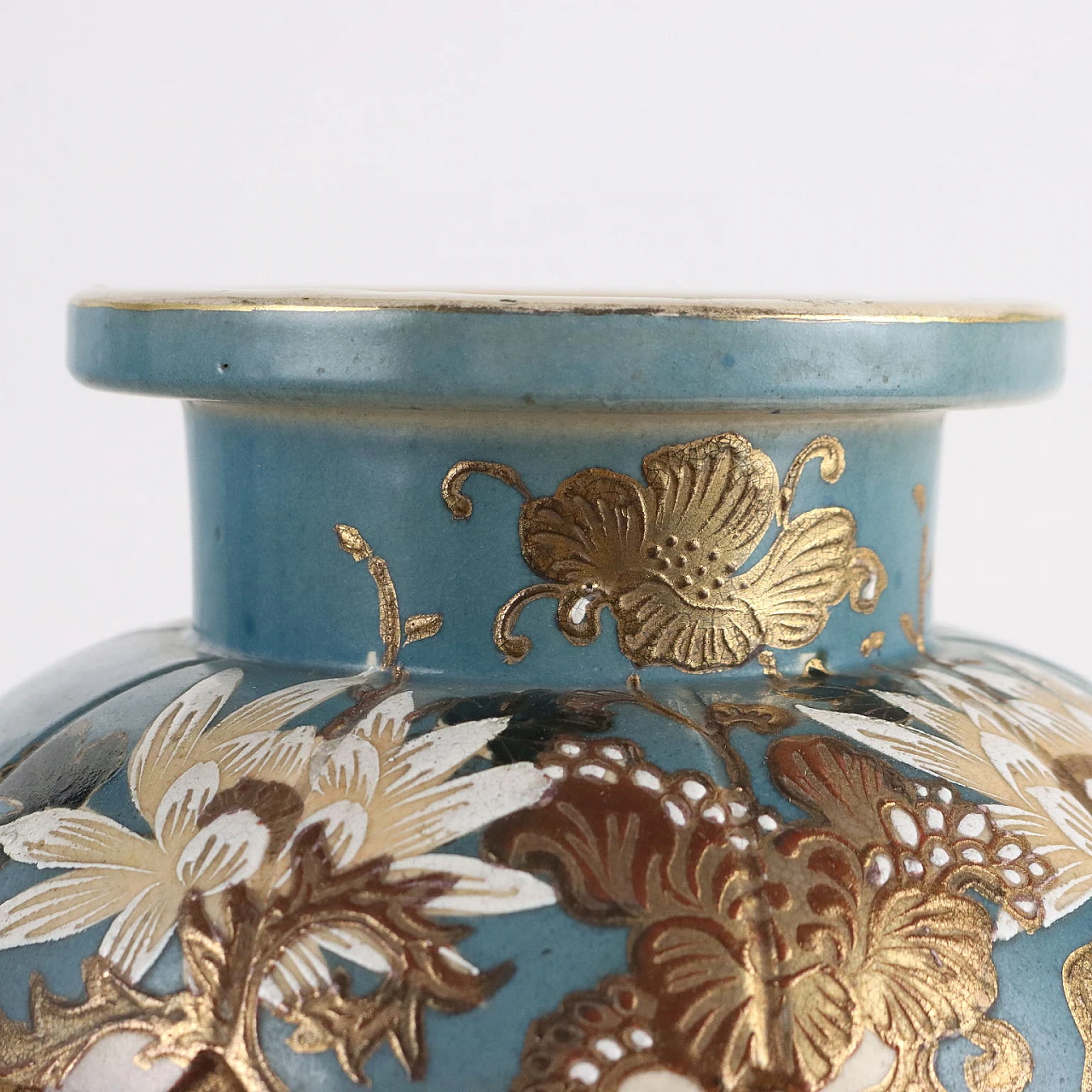 Japanese ceramic Satsuma vase, 1950s 6