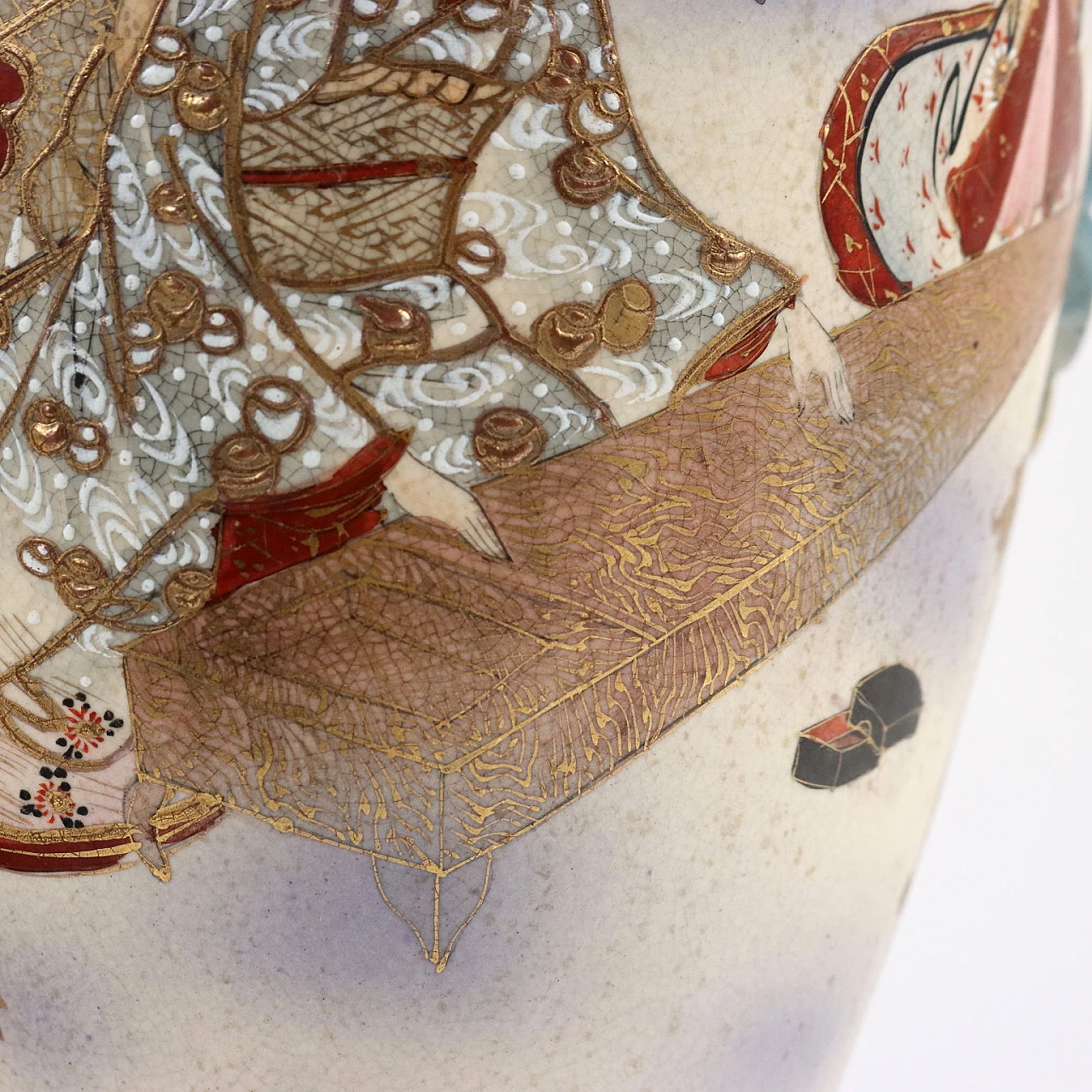 Japanese ceramic Satsuma vase, 1950s 7
