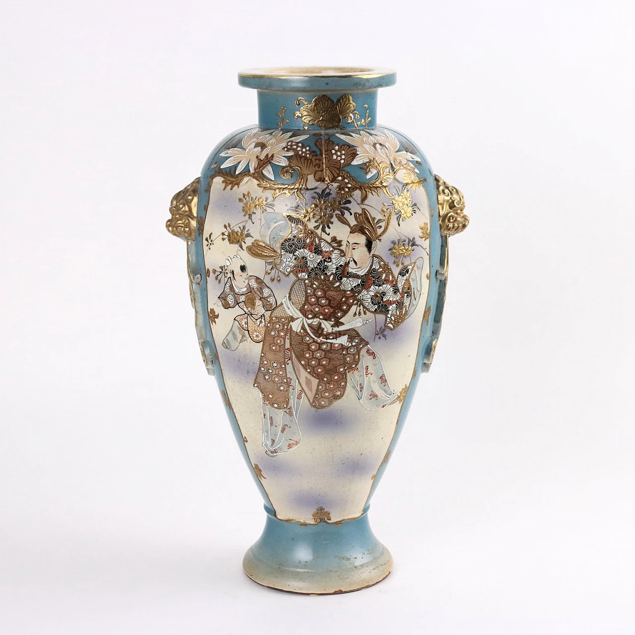 Japanese ceramic Satsuma vase, 1950s 10