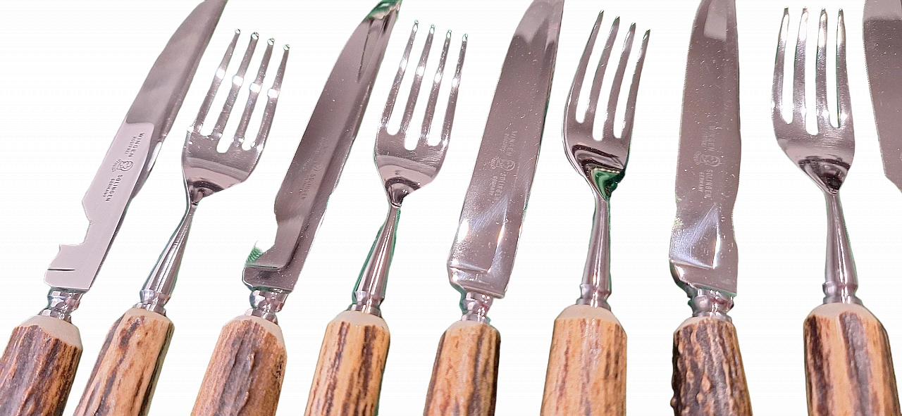 Cutlery set Othello Wingen Solingen, 70s 10