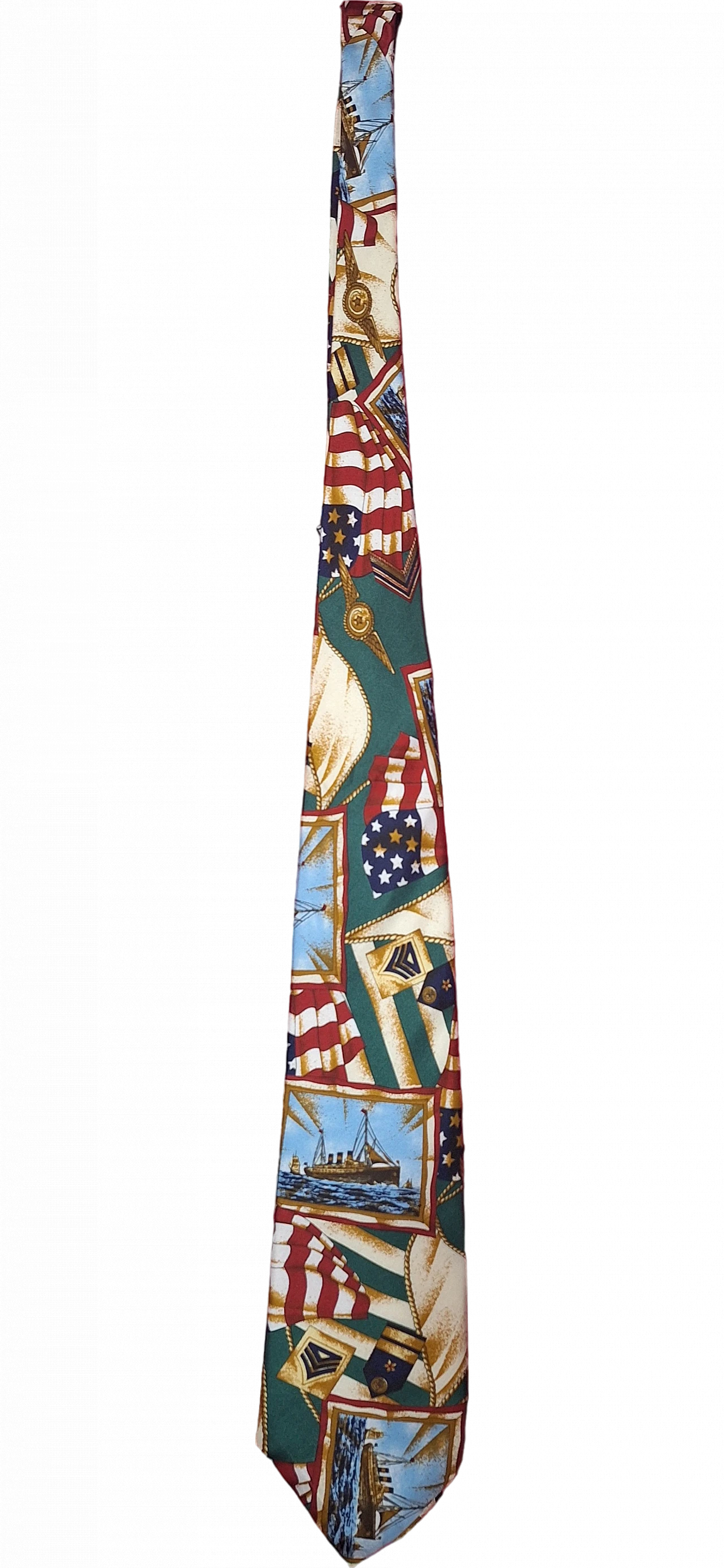 Serie di cravatte vintage firmate Krizia, Ferragamo, YSL, '900 59