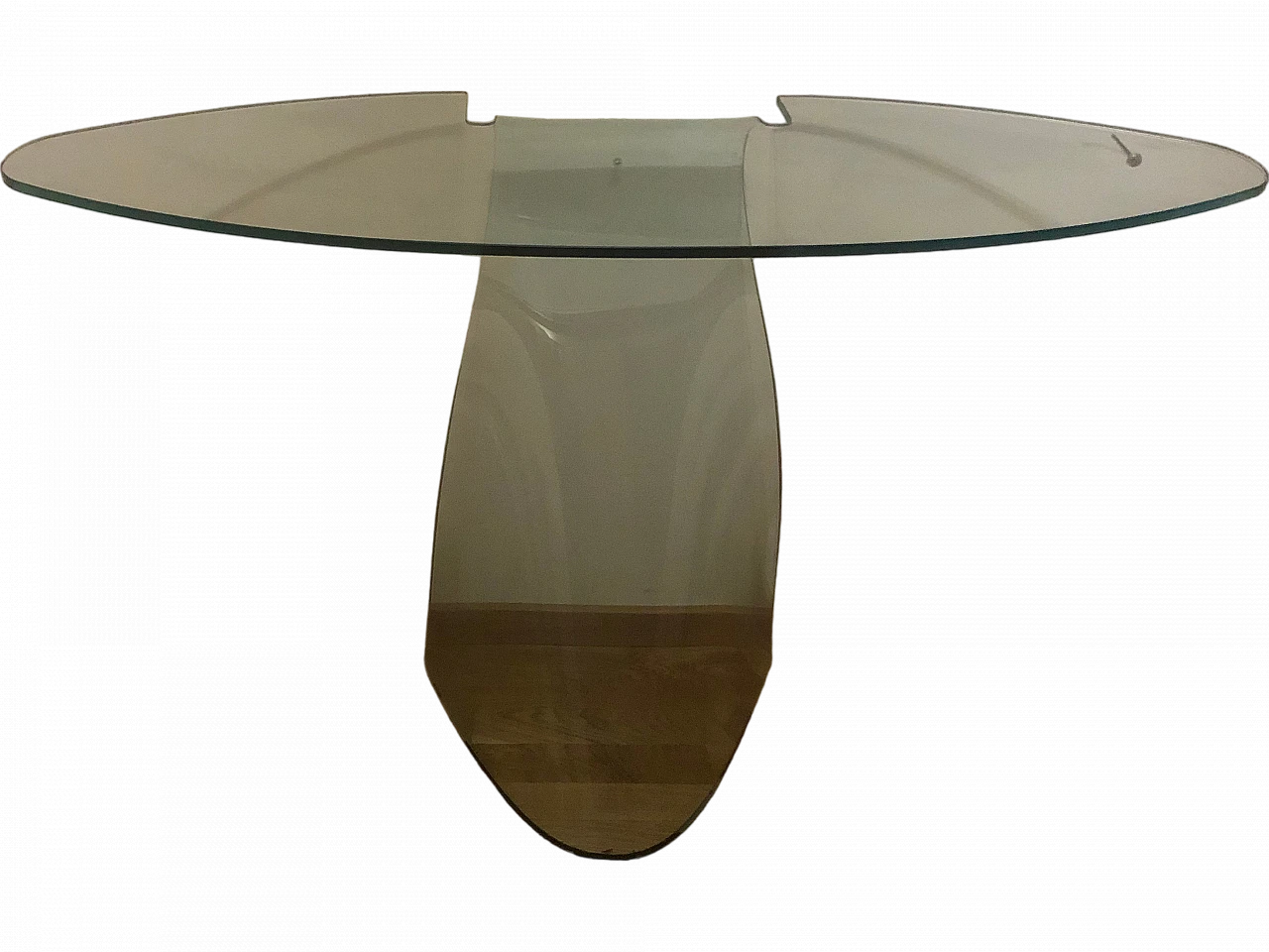 Tempered glass console Fiam Italia, 90s 10