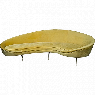 Divano giallo stile Munari, anni '90