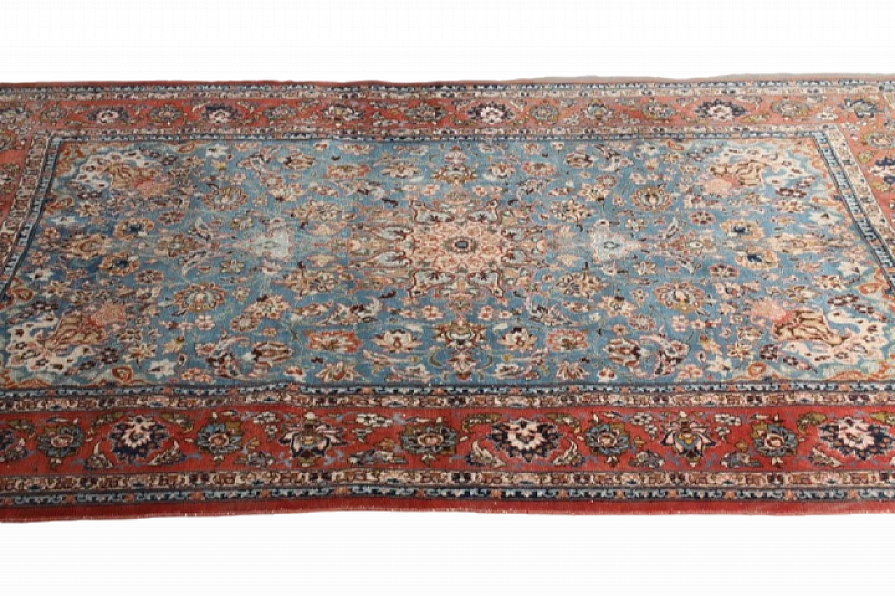 Grande tappeto Persiano Isfahan in lana extra fine,  metà '900 14