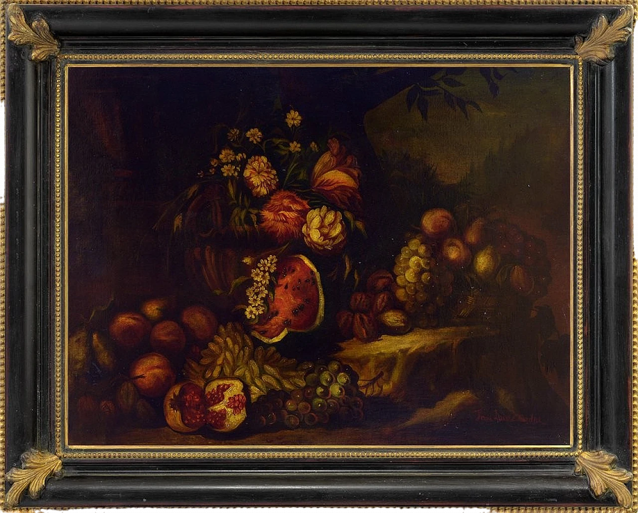 Natura morta di Jean Luis Chardin, olio su tela, anni '60 8