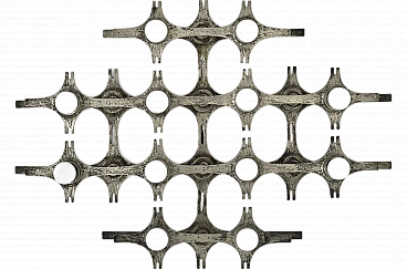 Lampada da parete brutalista di Fantoni, anni '60