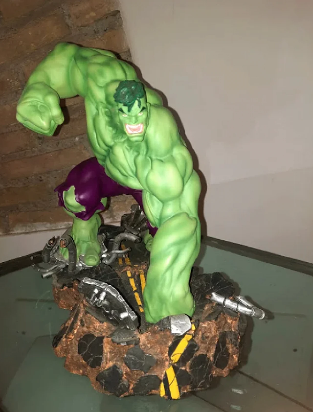 L'incredibile Hulk, statua in resina di Marvel, anni 2000 2