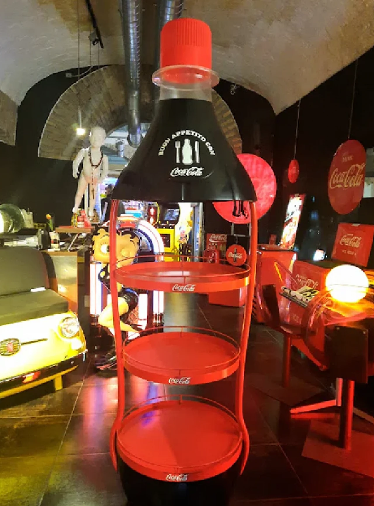 Espositore Coca Cola in metallo, fine '900 2