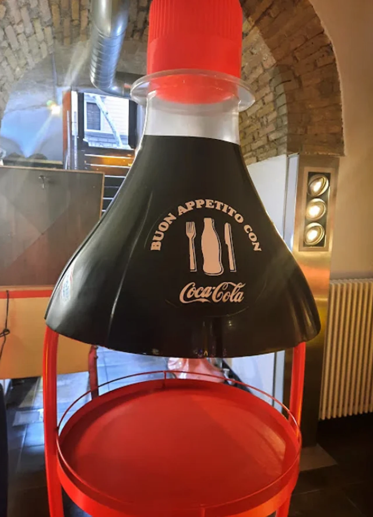 Espositore Coca Cola in metallo, fine '900 3