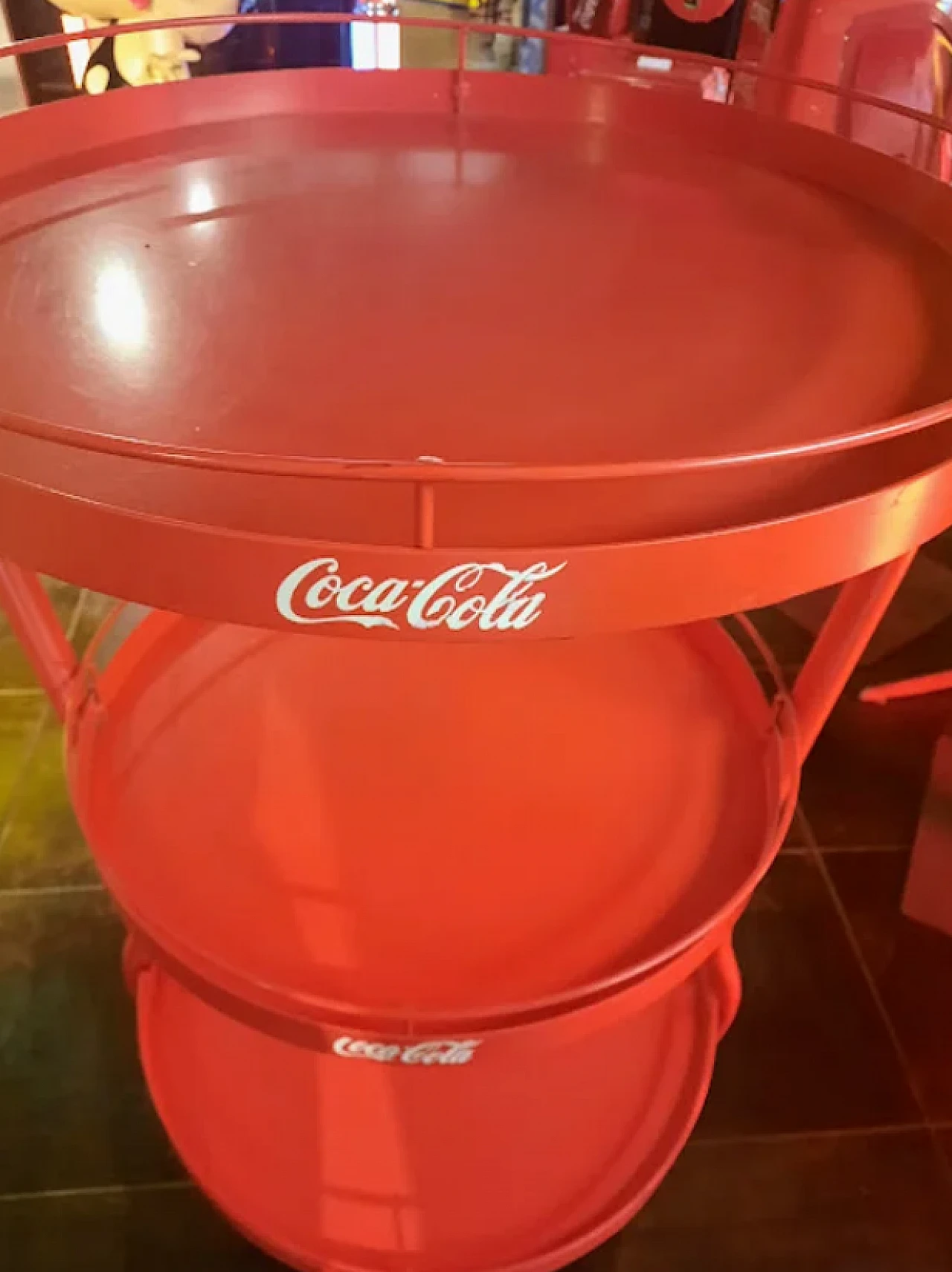 Espositore Coca Cola in metallo, fine '900 4