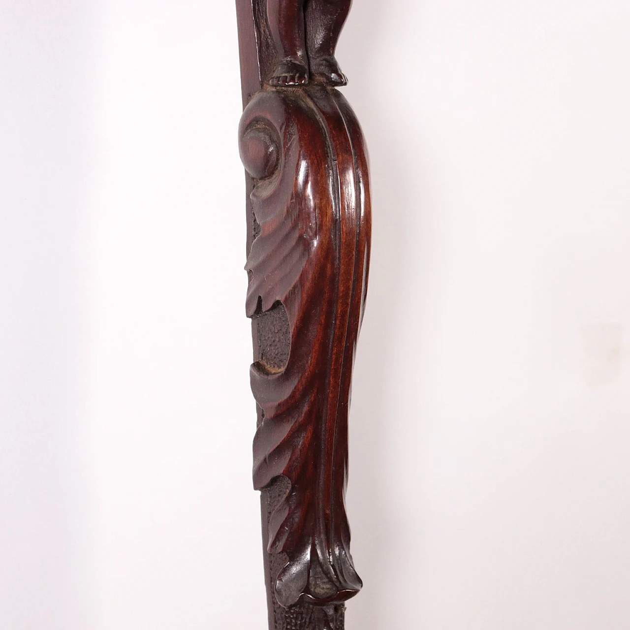 Group of 4 carved wooden pilasters, 19th century 6