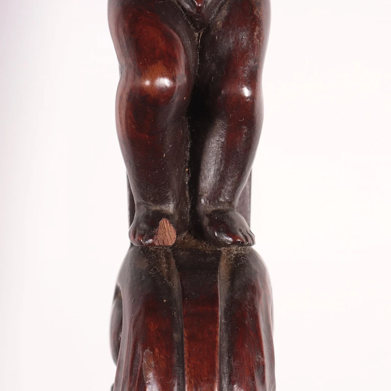 Group of 4 carved wooden pilasters, 19th century 9