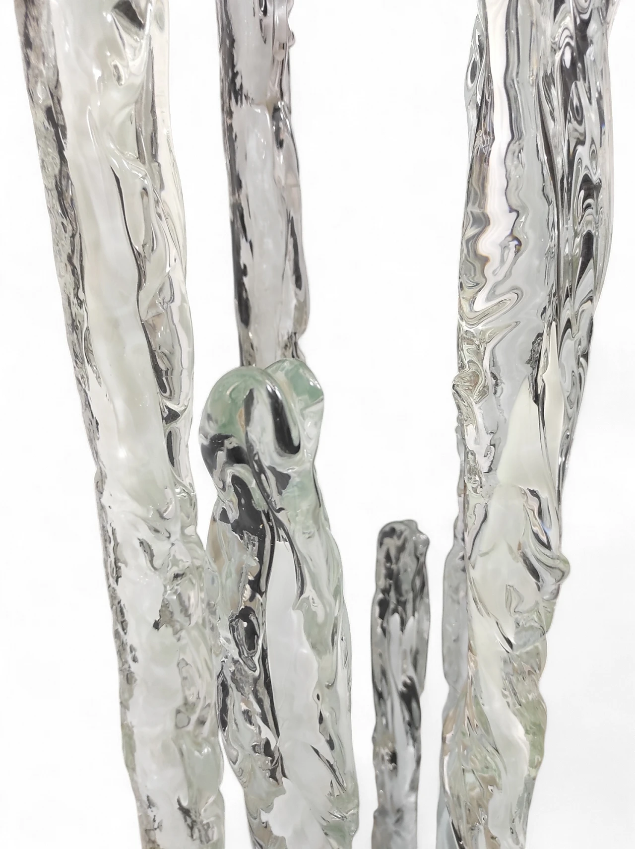 Excalibur floor lamp in glass, 1970s 4