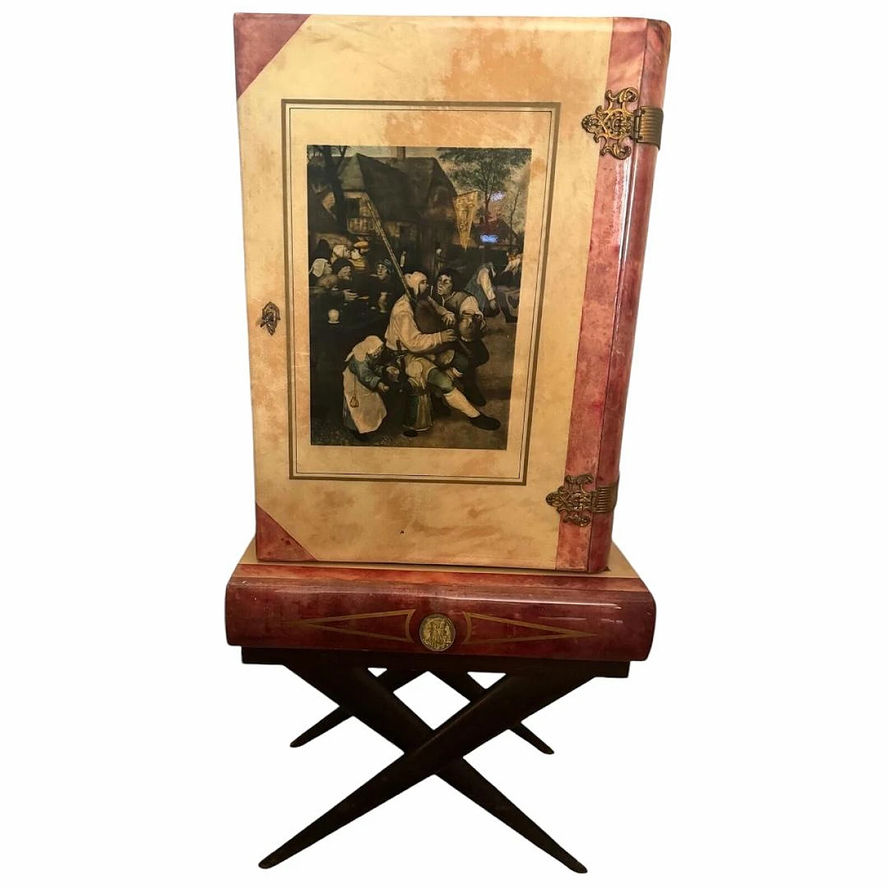 Parchement bar cabinet by Ado Tura, 1950s 1