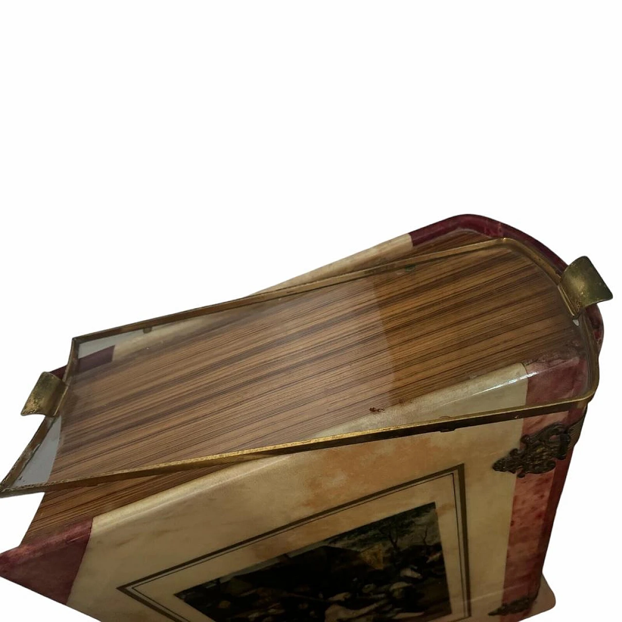 Parchement bar cabinet by Ado Tura, 1950s 4