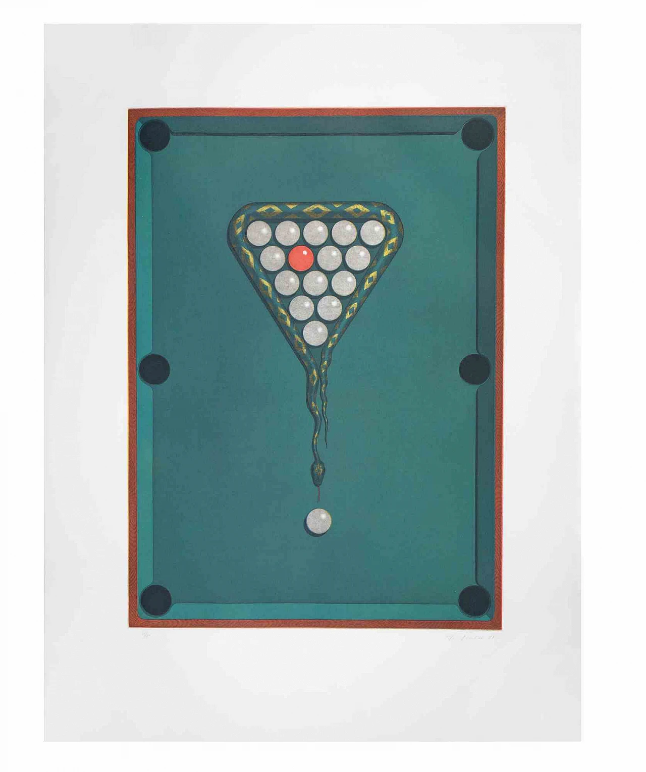 Fifo Stricker, 1 auf 16, Etching Aquatint 1980s-1990s 1