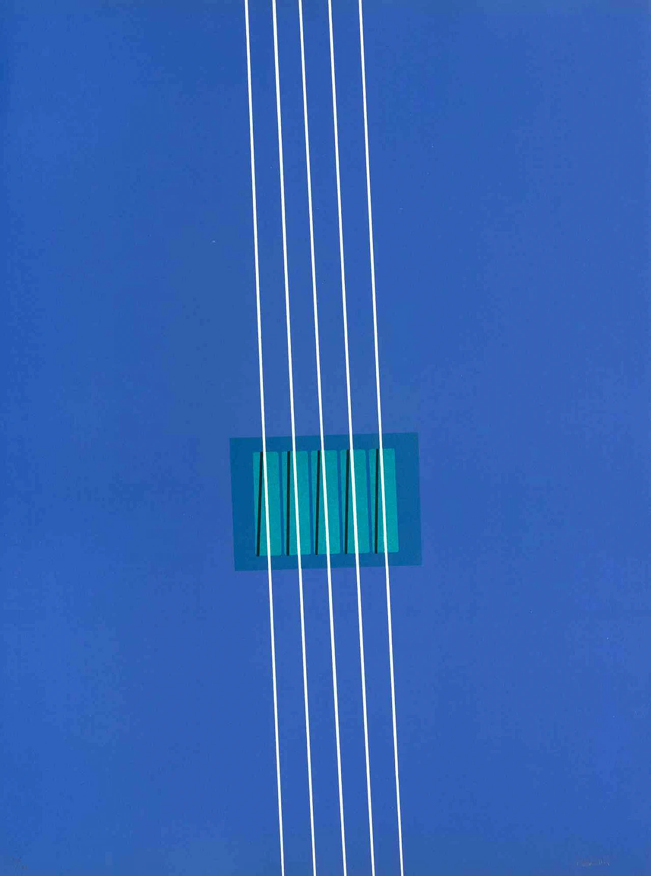 Lorenzo Indrimi, Purple, Lithograph 1960s-1970s 1