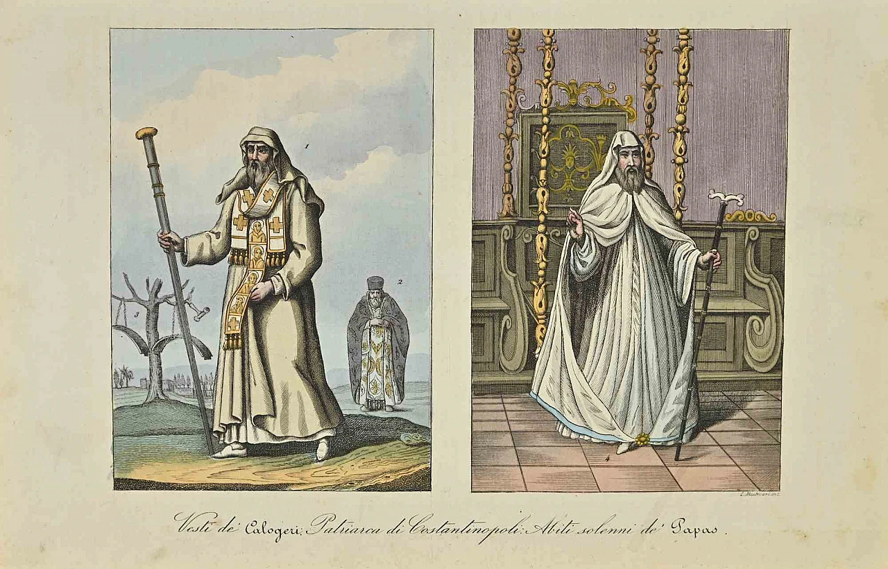 Various Authors, Cologeri's Robes, Lithograph 19th century 1