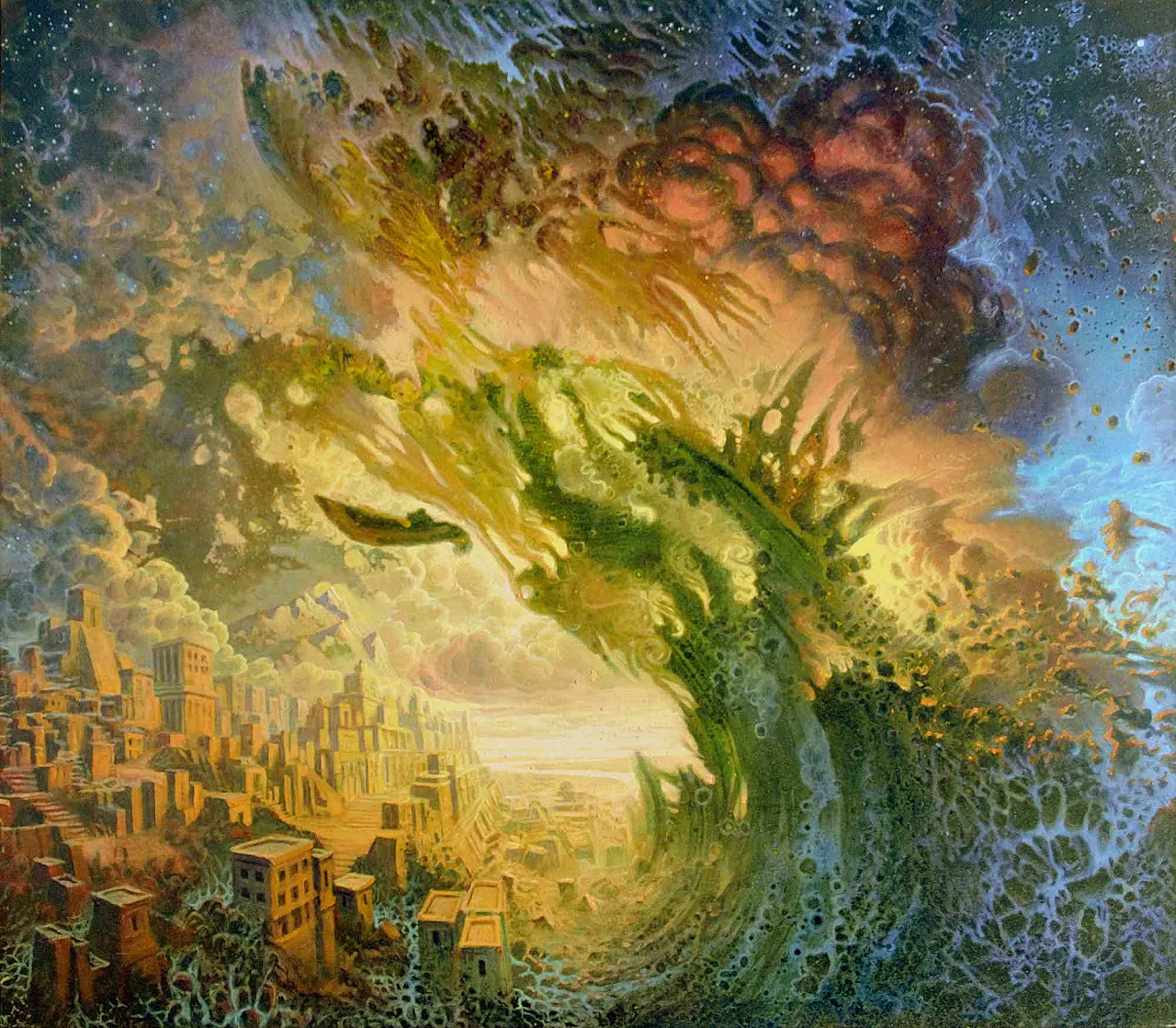 Gregory Proch, Leviathan, Oil on Canvas 2000s 1