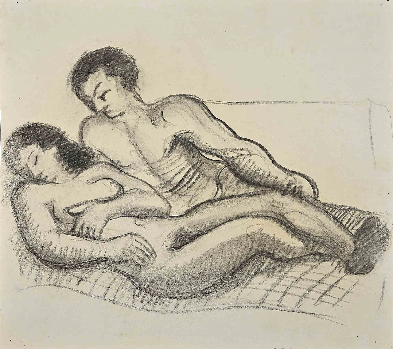 Jean-Raymond Delpech, Couple, Drawing 2000s 1