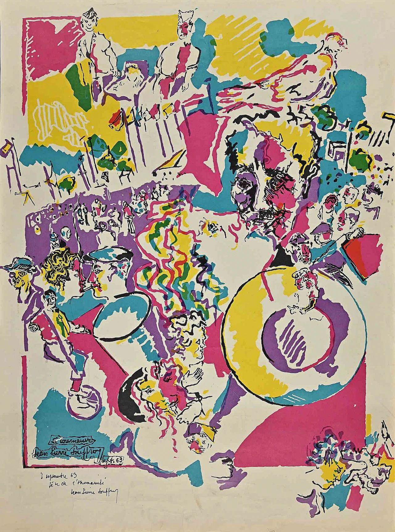 Jean-Pierre Jouffroy, Composizione, Litografia 1960-1979 1