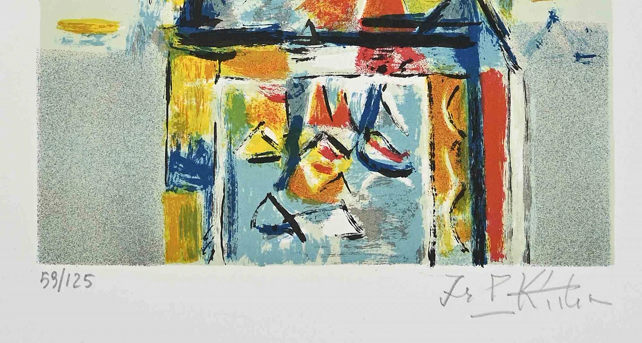 Ibrahim Kodra, Robot, litografia 1980-1999 2