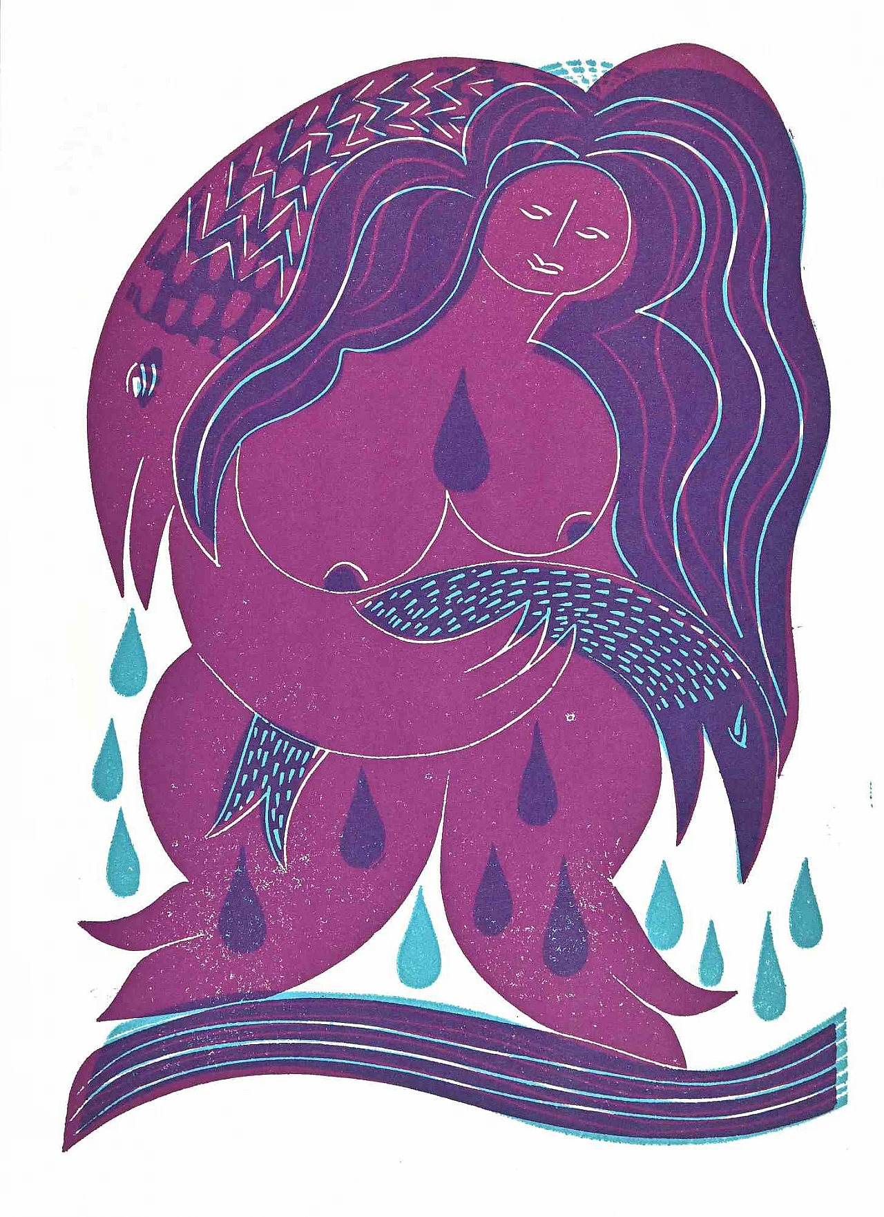 Axel Hartenstein, Creature, xilografia Anni 2000 1